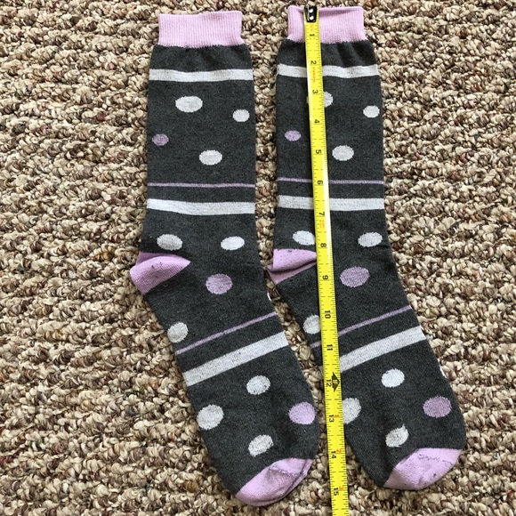🍄gray & lavender socks 🤍 - Picture 3 of 3